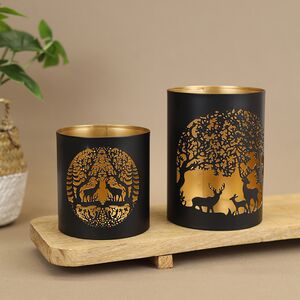 Набор металлических подсвечников Andastein  Ceorl 10-13 см, 2 шт Boltze фото 5