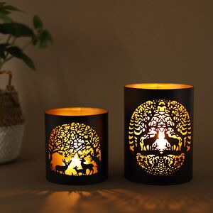 Набор металлических подсвечников Andarelle Ceorl 10-13 см, 2 шт Boltze фото 2