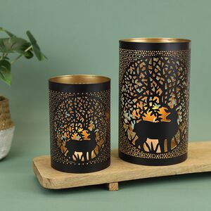 Набор металлических подсвечников Asemuro Ceorl 14-20 см, 2 шт Boltze фото 2