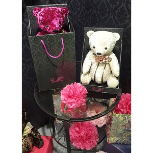 Мягкая игрушка Медведь БернАрт 30 см розовый Budi Basa фото 4