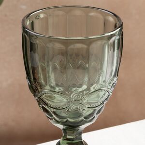 Бокал для вина Монруж 17 см серый, стекло Boltze фото 2