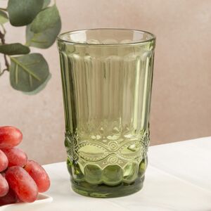 Стакан для воды Монруж 300 мл зеленый, стекло Boltze фото 2
