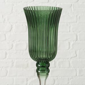 Набор стеклянных подсвечников - бокалов Green Latorre 30-40 см, 3 шт Boltze фото 2