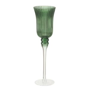 Набор стеклянных подсвечников - бокалов Green Latorre 30-40 см, 3 шт Boltze фото 9