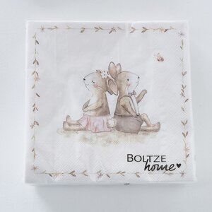 Бумажные салфетки Sweet Bunnies 17*17 см, 20 шт Boltze фото 1