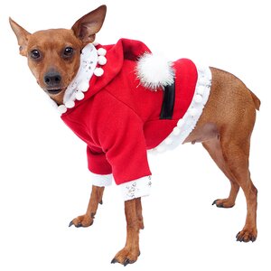Одежда для собак Санта, размер L (для небольших) Батик фото 1