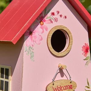 Садовое украшение Скворечник Рочестер 21*15 см розовый Boltze фото 2
