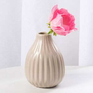 Фарфоровая ваза Concordia 12 см бежевая Boltze фото 1