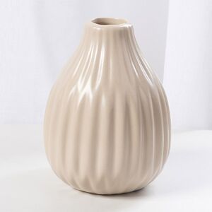 Фарфоровая ваза Concordia 12 см бежевая Boltze фото 3