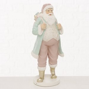 Новогодняя фигурка Санта с подарками - Christmas Pastel 33 см