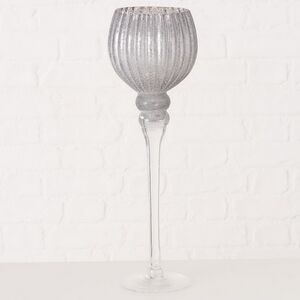 Набор стеклянных подсвечников - бокалов Альфонсо 30-40 см, 3 шт Boltze фото 4