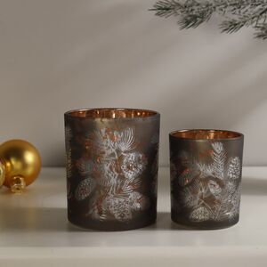 Набор стеклянных подсвечников Pigne 8-10 см, 2 шт Boltze фото 2