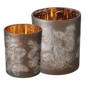 Набор стеклянных подсвечников Pigne 8-10 см, 2 шт Boltze фото 5