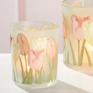 Набор стеклянных подсвечников Тюльпаны - Rincone la Piedra 8-10 см, 2 шт Boltze фото 2