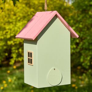 Садовое украшение Скворечник Mondoro 22*15 см розовый Boltze фото 5