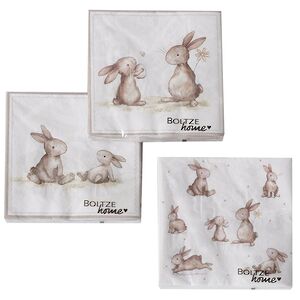 Бумажные салфетки Bunny Friends 17*17 см, 20 шт Boltze (Больтце) фото 2