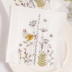 Бумажные салфетки Calbuco Florale 17*17 см, 20 шт Boltze (Больтце) фото 2