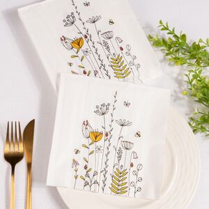 Бумажные салфетки Calbuco Florale 17*17 см, 20 шт Boltze (Больтце) фото 1