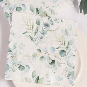 Бумажные салфетки Eukana: Aquarelle Plant 17*17 см, 20 шт Boltze (Больтце) фото 2