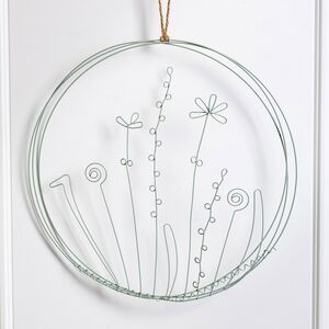 Набор декоративных панно Полевые Цветы 30 см голубое, 2 шт Boltze фото 2