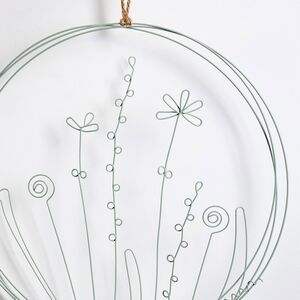 Набор декоративных панно Полевые Цветы 30 см голубое, 2 шт Boltze фото 3