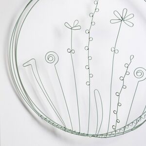 Набор декоративных панно Полевые Цветы 30 см голубое, 2 шт Boltze фото 4