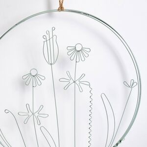 Набор декоративных панно Полевые Цветы 30 см голубое, 2 шт Boltze фото 6