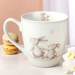 Фарфоровая кружка Кролики Бенсон 480 мл Boltze фото 3