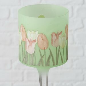 Набор стеклянных подсвечников - бокалов Тюльпаны - Rincone la Piedra 25-30 см, 2 шт Boltze фото 5