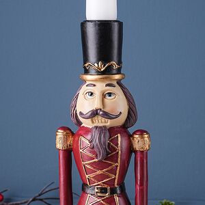 Декоративный подсвечник Щелкунчик - Cappello Nero 27 см Boltze фото 2