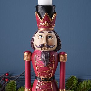 Декоративный подсвечник Щелкунчик - Golden Crown 27 см Boltze фото 2