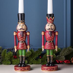 Декоративный подсвечник Щелкунчик - Golden Crown 27 см Boltze фото 3