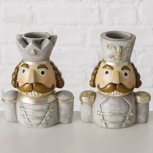 Набор декоративных подсвечников Бравые Гвардейцы Королевства 9 см, 2 шт Boltze фото 2