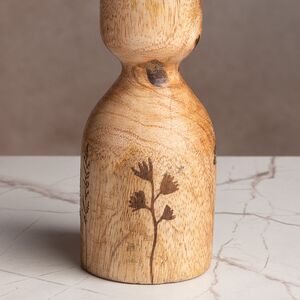 Набор деревянных подсвечников Альбаредо 13-26 см, 3 шт Boltze фото 2