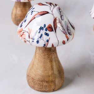 Набор декоративных фигур Грибы Rosamel 7-11 см, 3 шт Boltze фото 2