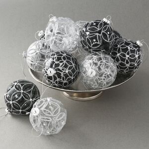 Набор стеклянных шаров Ле Маронье 8 см, 12 шт