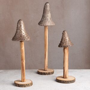 Набор декоративных фигурок Грибы из Уистманского Леса 21-31 см, 3 шт Boltze фото 8