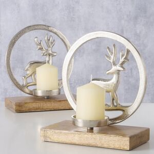 Декоративный подсвечник Deer Hernes 23*20 см Boltze фото 8