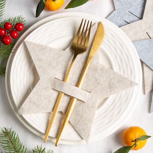 Конверты для столовых приборов Meranges - Звезда 21*20 см, 4 шт