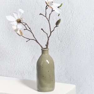 Керамическая ваза для цветов Фуэнте-Аламо 15 см зеленая