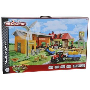 Игровой набор Большая ферма Creatix с трактором, фигурками и аксессуарами Majorette фото 2