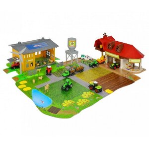 Игровой набор Большая ферма Creatix с трактором, фигурками и аксессуарами Majorette фото 1