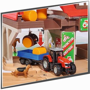 Игровой набор Большая ферма Creatix с трактором, фигурками и аксессуарами Majorette фото 6