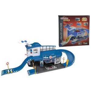 Парковка Полицейская станция Creatix 1 машинка 72*30*22 см Majorette (Мажоретте) фото 2