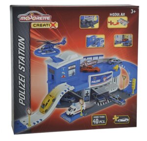 Парковка Полицейская станция Creatix 1 машинка 72*30*22 см Majorette (Мажоретте) фото 4