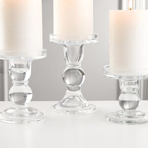 Набор стеклянных подсвечников Manzanares 9-14 см, 3 шт Boltze (Больтце) фото 2
