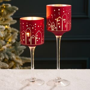 Набор стеклянных подсвечников Masaron 25-30 см, 2 шт Boltze (Больтце) фото 1