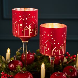 Набор стеклянных подсвечников Masaron 25-30 см, 2 шт Boltze (Больтце) фото 4