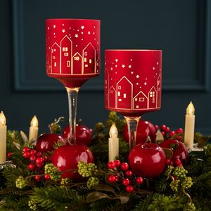 Набор стеклянных подсвечников Masaron 25-30 см, 2 шт Boltze (Больтце) фото 2