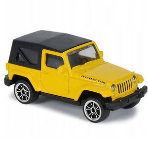 Машинка металлическая Jeep Wrangler Rubicon 1:64 см 7.5 см желтый Majorette фото 1
